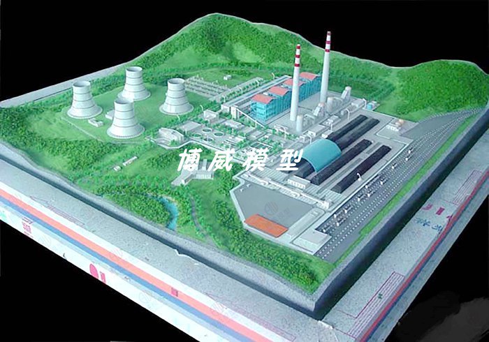 火力发电厂沙盘模型