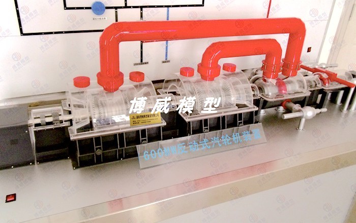 600MW反动式汽轮机装置模型