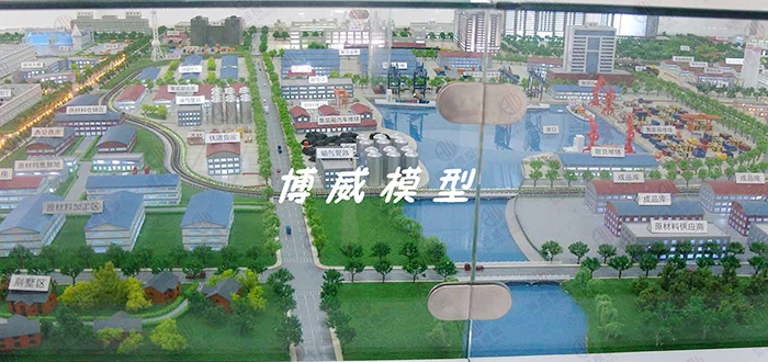 港口沙盘综合模型