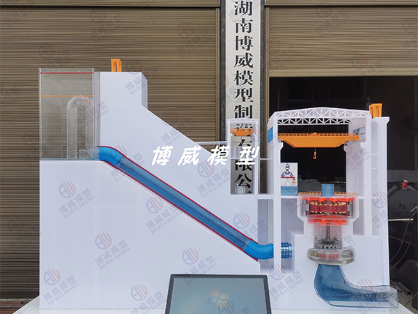 水轮机发电仿真模型