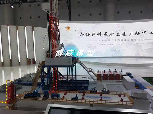 石油钻井仿真平台模型