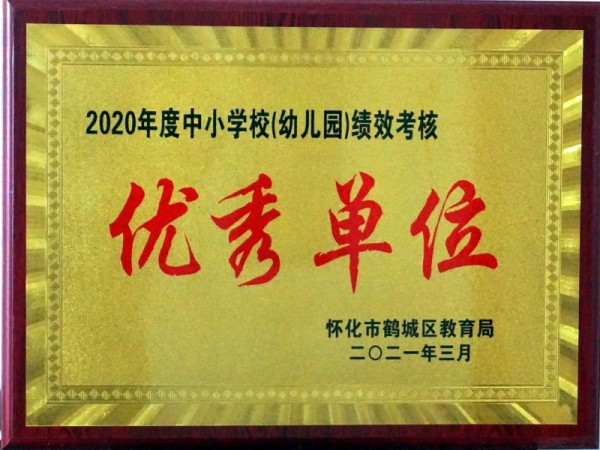2020年度绩效考核优秀单位（2021.3）