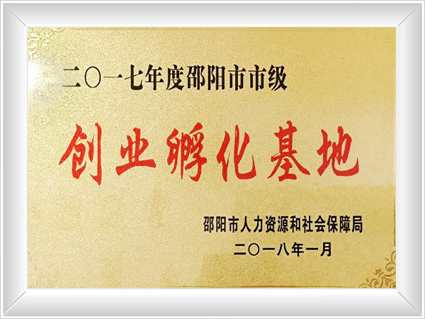 邵阳市市级创业孵化基地