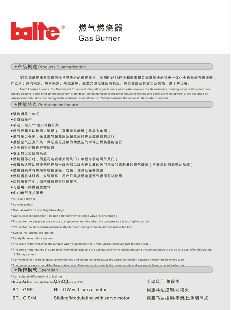 意大利百得燃烧器BTG-20（产品详情）1