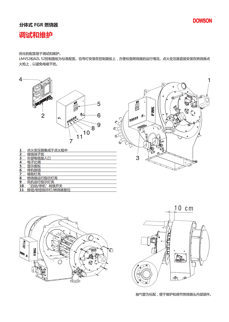 意大利DOWSON燃烧器TR系列（产品详情）2