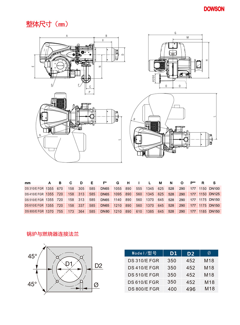 意大利DOWSON燃烧器DS系列（产品详情）5