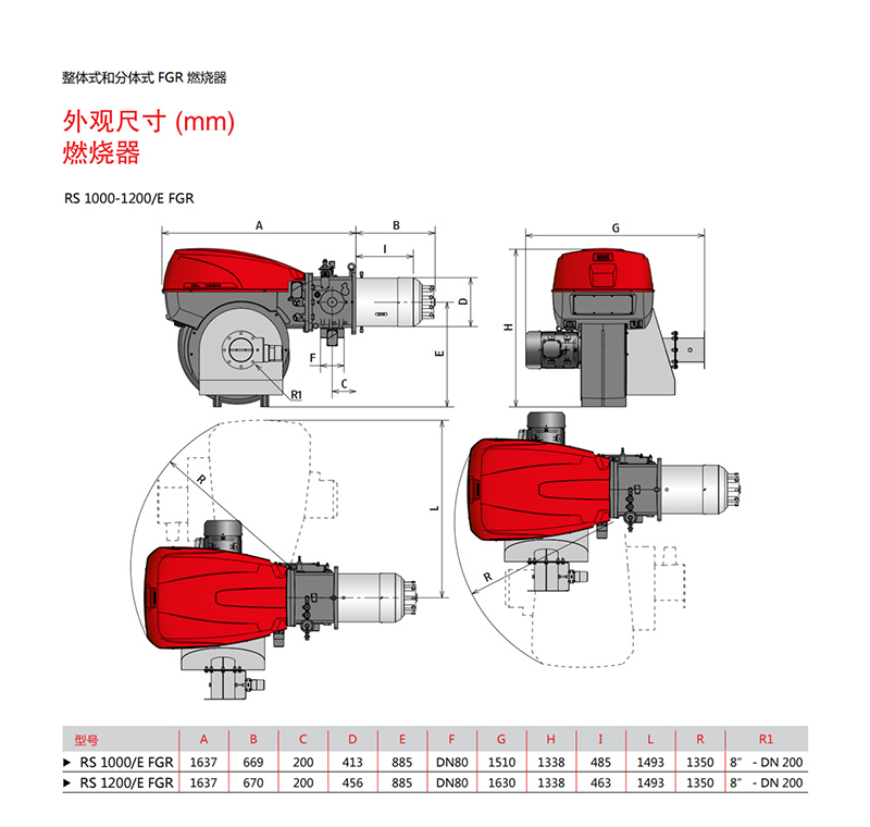 意大利利雅路燃烧器-FGR一体低氮燃烧器（产品详情）5
