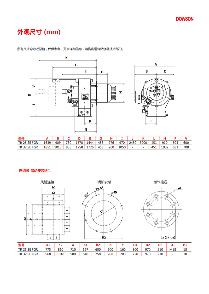 意大利DOWSON燃烧器TR系列（产品详情）4
