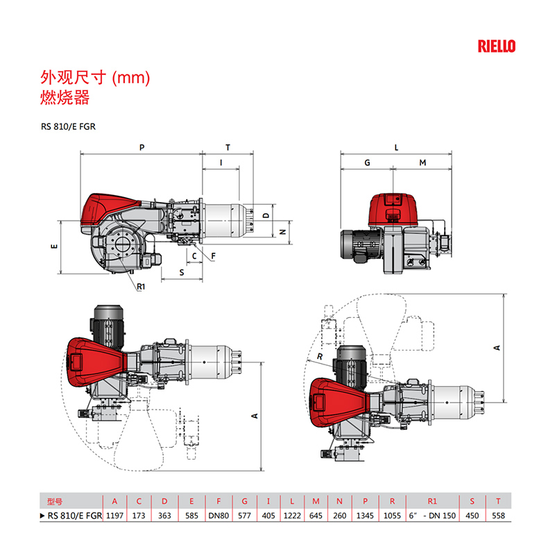 意大利利雅路燃烧器-FGR一体低氮燃烧器（产品详情）4