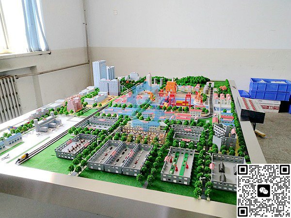 城市小区沙盘