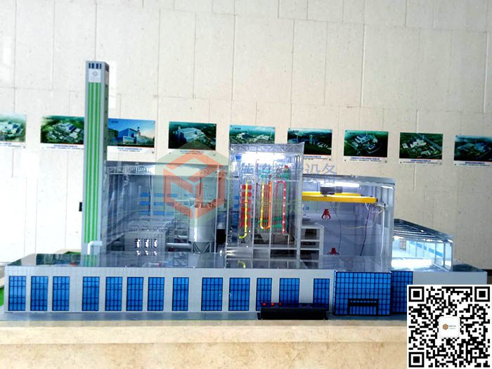 焚烧垃圾发电厂模型