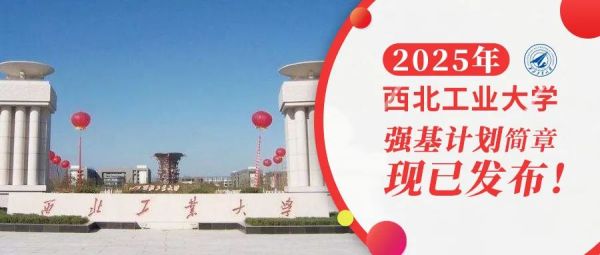 权威发布 | 西北工业大学2025年强基计划招生简章