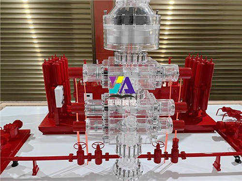 井口装置操作演示沙盘模型