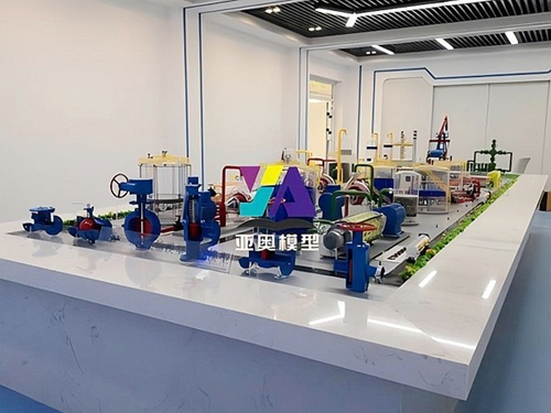 河南濮阳中原油田职工培训油田模型