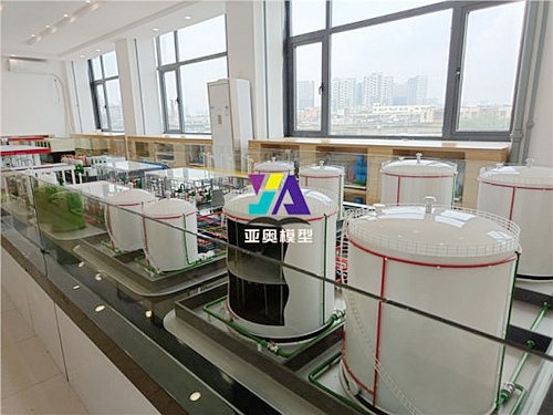 河南中石化油库模型及加油站模型