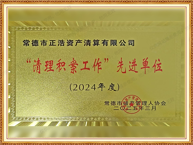 2024年度“清理积案工作”先进单位-拷贝