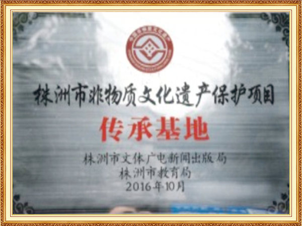 株洲市非物质文化遗产保护项目