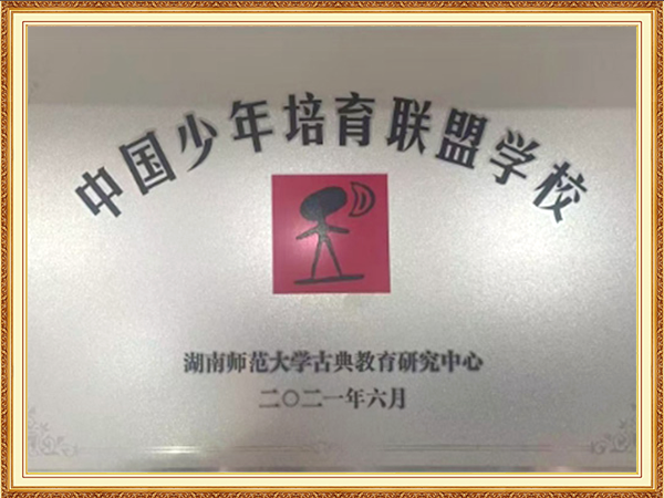 中国少年培育联盟学校
