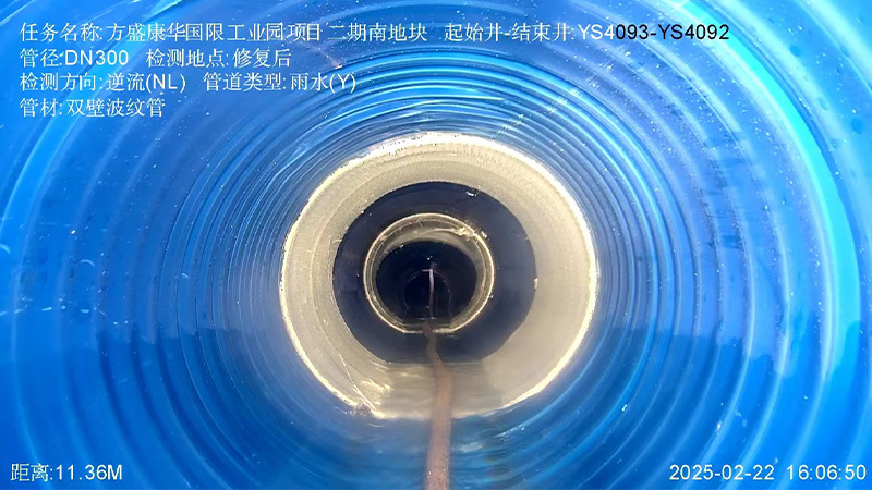 局部树脂修复后
