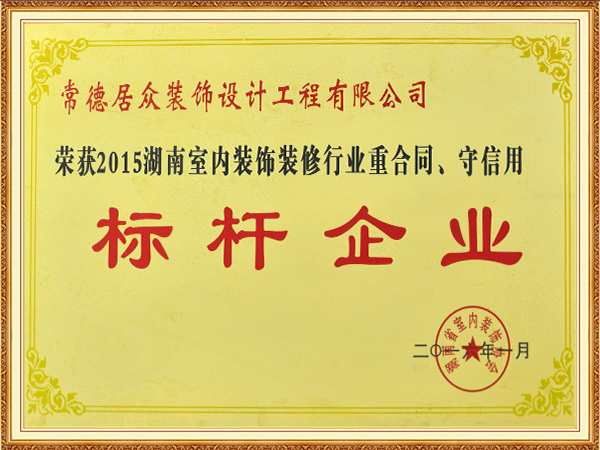 2015标杆企业