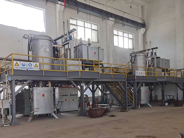 贵铅立式连续真空蒸馏炉4 贵铅立式连续真空蒸馏炉4