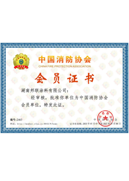 中国消防协会会员