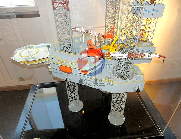 海上采油平台模型