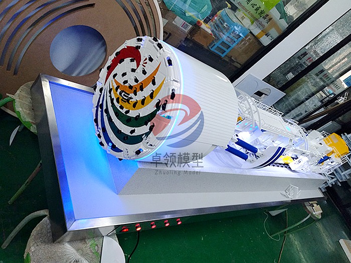 泥水式盾构机模型