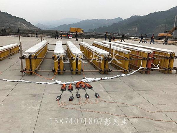 焰火燃放施工照片