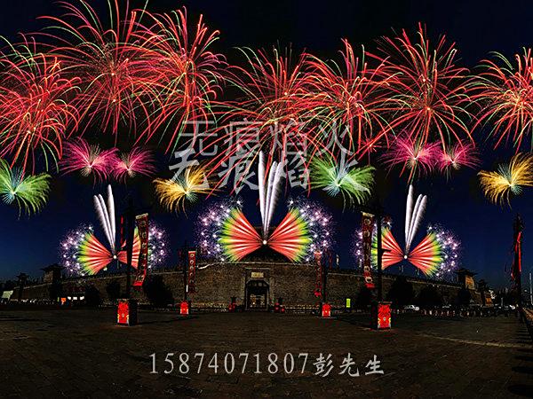焰火燃放效果图