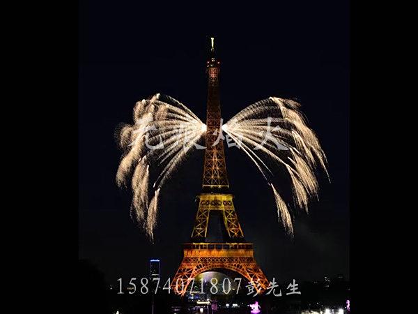 楼体焰火