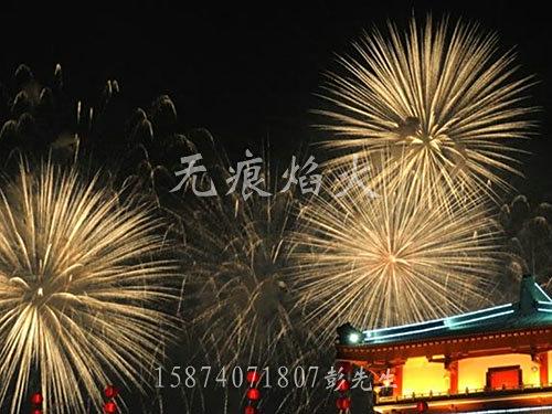 楼体焰火