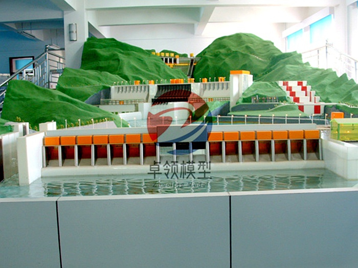 大型水利工程仿真动态综合枢纽沙盘