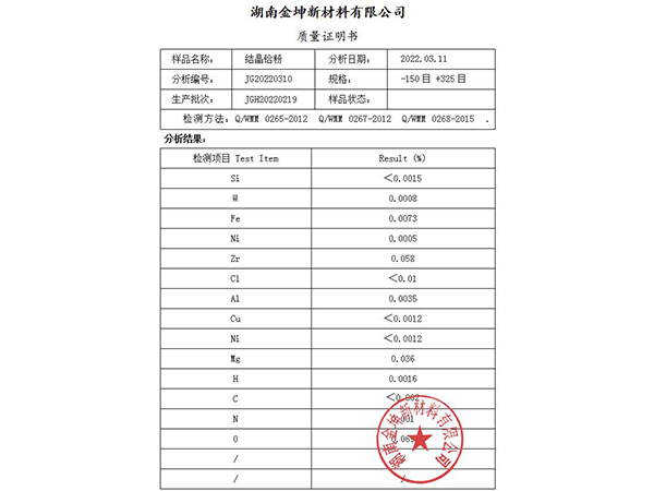 铪粉 铪粉