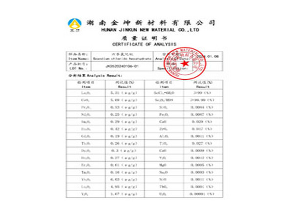 铝铒合金