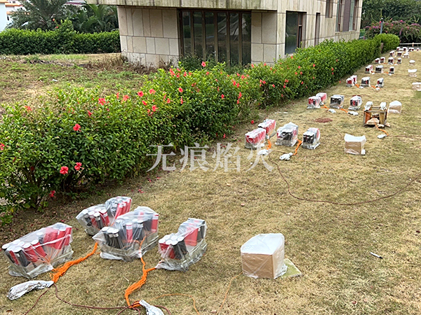 焰火燃放施工照片