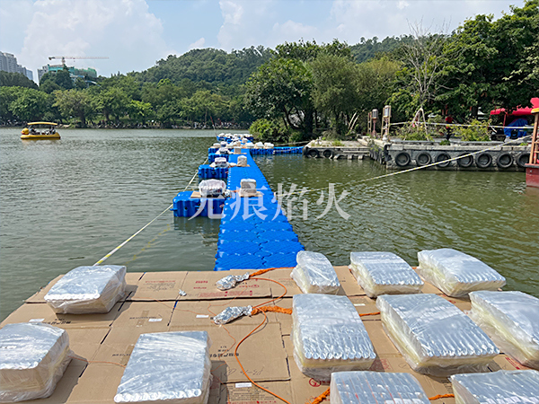 焰火燃放施工照片