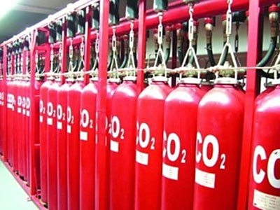 高压二氧化碳气体自动灭火系统 二氧化碳灭火设备 40L 70L