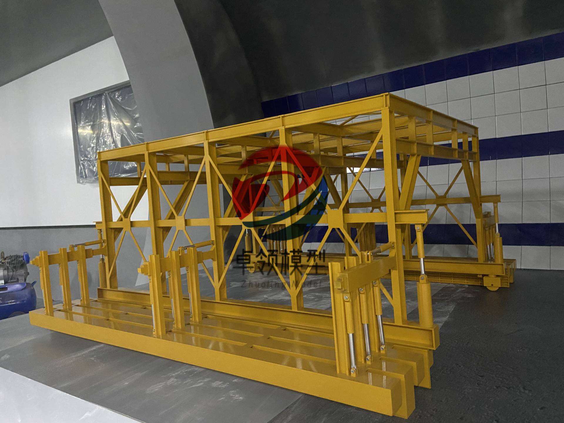 沟槽模板台车模型