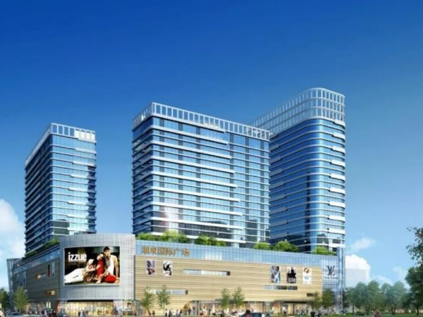 吉首湘泉阳光酒店广场不锈钢烟囱制安工程