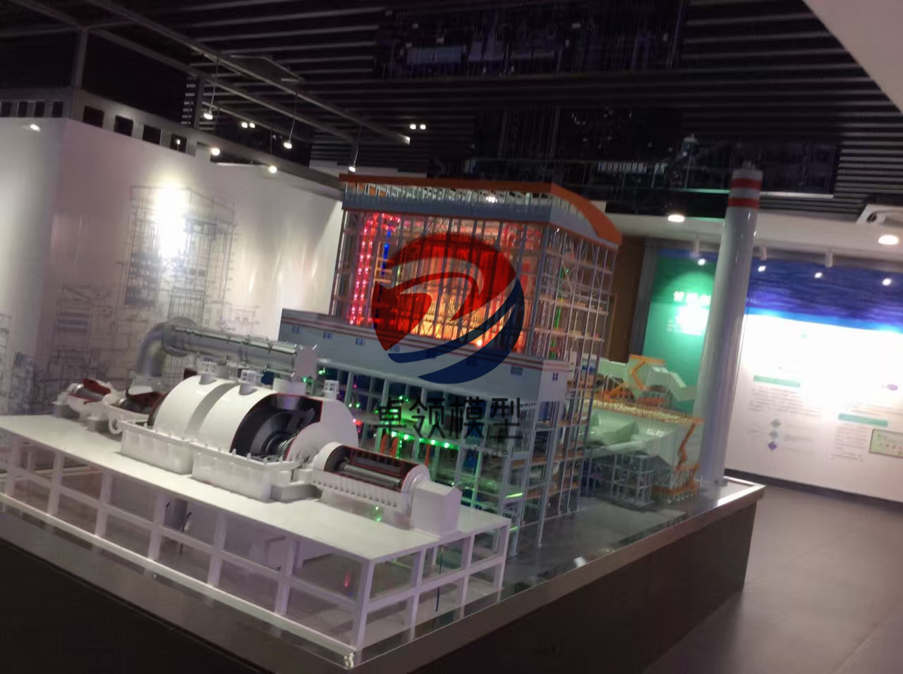 660mw火力发电厂模型