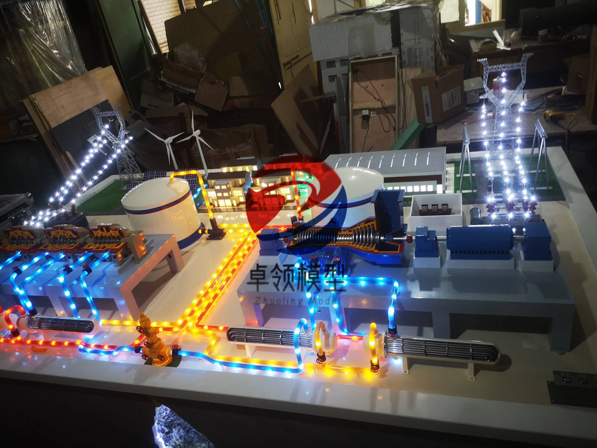 压缩空气储能电站模型