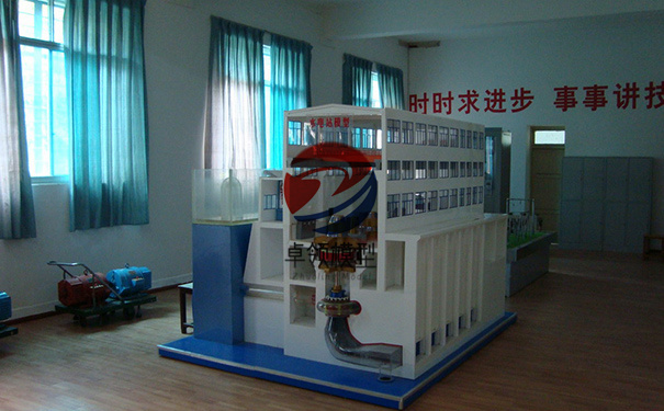 水电站泵站模型