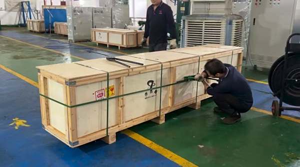电磁加热辊发往广东地区