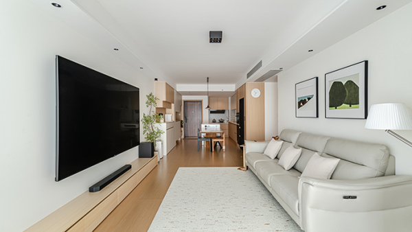 保利时代112m²-现代原木奶油