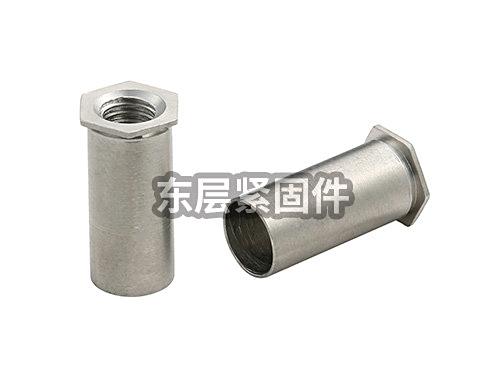 盲孔壓鉚螺母柱