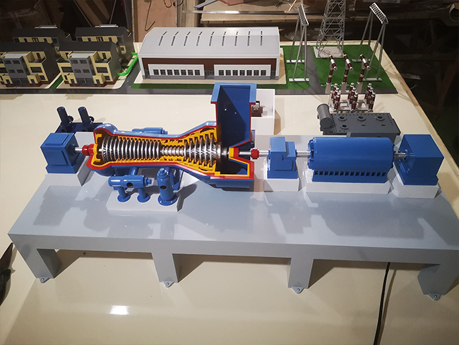 单缸汽轮机模型