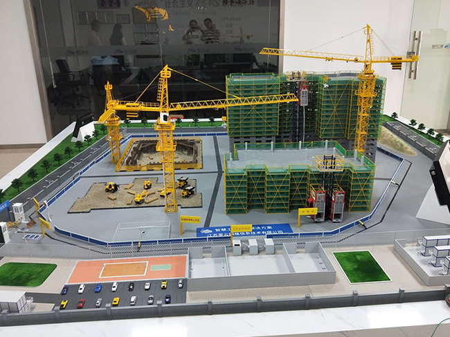 建筑施工沙盘模型
