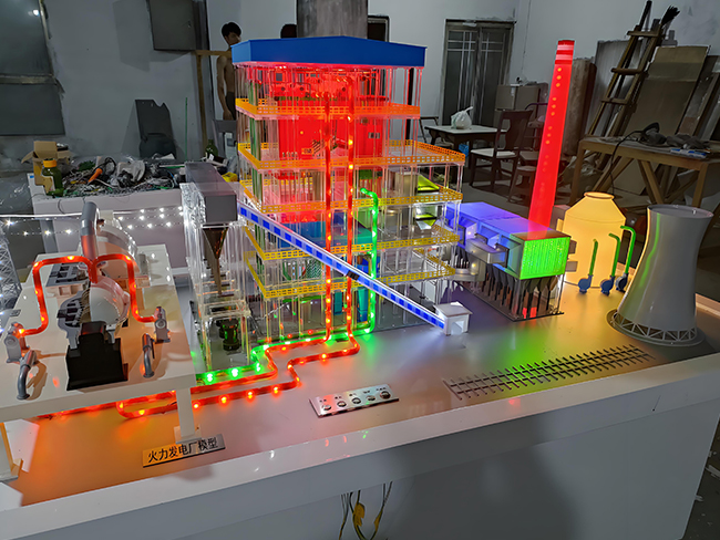 火力发电厂模型