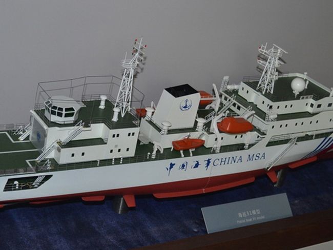 海巡31号海事船模型